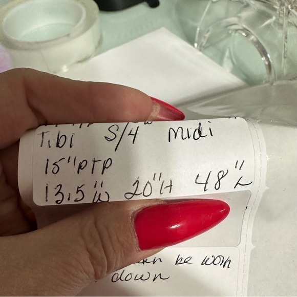 Tibi midi sprinkles of color size 4 - Picture 9 of 9